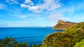 The rugged coast and wind swept peaks near Cape Point