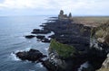 Rugged Coastal Cliffs Along the Coast of Iceland