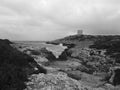 Rugged coastal landscape Menorca