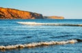 Rugged coastline at Addiscott Beach, near Anglesea, Great Ocean Road, Victoria, Australia Royalty Free Stock Photo