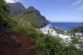 Rugged Coastline and Cliffs along the Kalalau Trail of Kauai, Hawaii