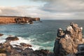 Rugged coastline of Espanola Island Galapagos