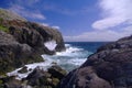 Rugged coastline Isle of Lewis Outer Hebrides Royalty Free Stock Photo