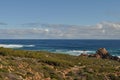 Rugged coastline and rocky seashore, WA, Australia Royalty Free Stock Photo