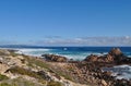 Rugged  coastline and rocky seashore, WA, Australia Royalty Free Stock Photo