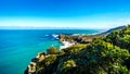 Rugged coastline and steep cliffs of Cape of Good Hope on the Atlantic Ocean Royalty Free Stock Photo