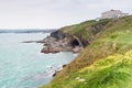 Rugged Cornish coastline,Cornwall, UK Royalty Free Stock Photo