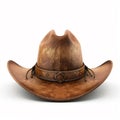 Rugged Cowboy Hat with Western Embellishments. Generative ai