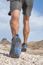 Rugged cross country runner Royalty Free Stock Photo