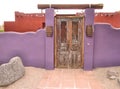 Front Door Portal to Sante Fe Style House