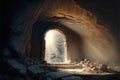 Empty tomb of Christ after the ressurection Royalty Free Stock Photo