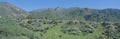 Rugged hills in Upper Ojai Valley,