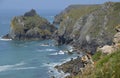 Rugged Coastline at The Lizard, Cornwall Royalty Free Stock Photo