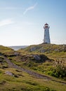 Rugged Landscape Around Lighthouse On The Atlantic Shore Royalty Free Stock Photo