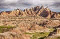 Rugged Landscape In Badlands Royalty Free Stock Photo