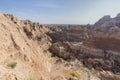 The rugged landscape of the Badlands Royalty Free Stock Photo