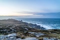 Rugged landscape at Malin Head in County Donegal - Ireland Royalty Free Stock Photo