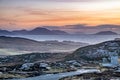 Rugged landscape at Malin Head in County Donegal - Ireland Royalty Free Stock Photo