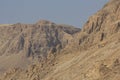 Rugged landscape in Qumran Royalty Free Stock Photo