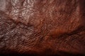 Rugged leather texture complementing a plain, unadorned surface Royalty Free Stock Photo