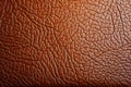 Rugged leather texture complementing a plain, unadorned surface Royalty Free Stock Photo