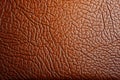 Rugged leather texture complementing a plain, unadorned surface Royalty Free Stock Photo