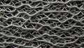 rugged meshed steel for 3d design. ai generated