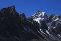 Rugged mountain ridge near Thonak Tsho, Gokyo Valley