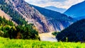 Rugged Mountains along the Fraser River and the Lytton-Lillooet Highway where Highway 12 follows the river for a very scenic drive