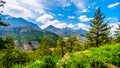 Rugged Mountains along the Fraser River and the Lytton-Lillooet Highway where Highway 12 follows the river for a very scenic drive