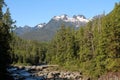 Rugged mountains on Vancouver Island, Canada Royalty Free Stock Photo