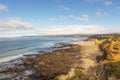 Rugged ocean coast in Victoria Australia. Royalty Free Stock Photo