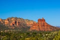 Rugged Outcropping Of Red Rocks In Southwest