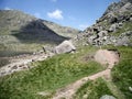 Rugged path by Levers Water, Coniston