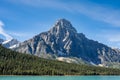 Mount Chephren, Alberta Canada Royalty Free Stock Photo