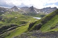 Rugged Peaks Around Ice Lake Royalty Free Stock Photo