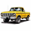 Rugged pickup truck photo Royalty Free Stock Photo