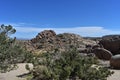 Rugged Rock Formations in the Mojave Desert