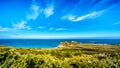 Rugged rocks and steep cliffs of the Cape of Good Hope Royalty Free Stock Photo