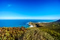 Rugged rocks and steep cliffs of the Cape of Good Hope Royalty Free Stock Photo