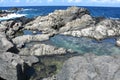 Rugged Seascape with a Shallow Natural Pool