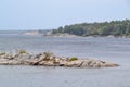 Rugged shoreline along Georgian Bay
