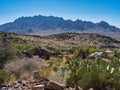 Little Florida Mountains at Rockhound State Park Royalty Free Stock Photo