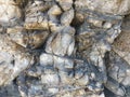 Rugged Stone Wall Background Texture Close Up