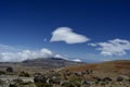 Rugged volcanic landscape