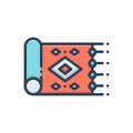 Color illustration icon for Rugs, carpet and floorcloth