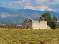 Ruin of abandoned building.