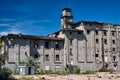 The ruin of an abandoned factory hall