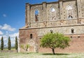 Ruin of  Abbey San Galgano - Toscany, Italy Royalty Free Stock Photo