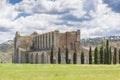 Ruin of  Abbey San Galgano - Toscany, Italy Royalty Free Stock Photo